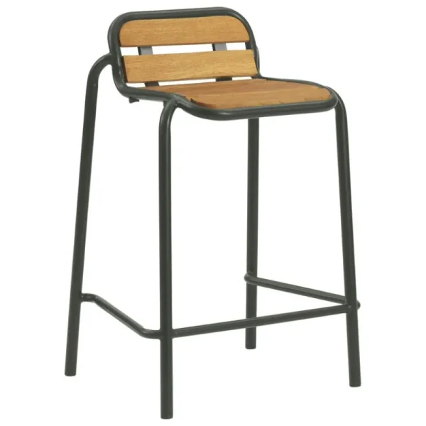Normann Copenhagen Terrassenmöbel | Sitzgelegenheiten^Vig Barhocker, 65 cm, Robinienholz - Dunkelgrün