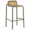 Normann Copenhagen Terrassenmöbel | Sitzgelegenheiten^Vig Barhocker, 75 cm, Robinienholz - Dunkelgrün