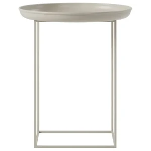 NORR11 Tische-Duke Beistelltisch, 45 cm, Steingrau