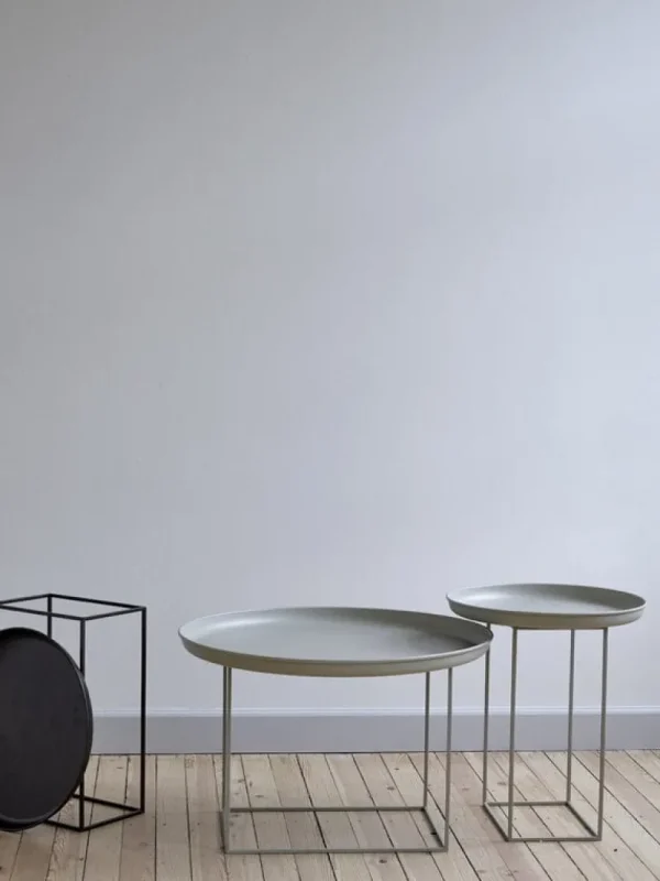 NORR11 Tische-Duke Beistelltisch, 45 cm, Steingrau