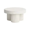 Audo Copenhagen Tische-NORR11 Gear Couchtisch, 37 x 70 cm, Kreideweiß
