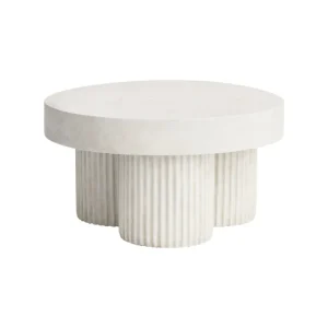 Audo Copenhagen Tische-NORR11 Gear Couchtisch, 37 x 70 cm, Kreideweiß