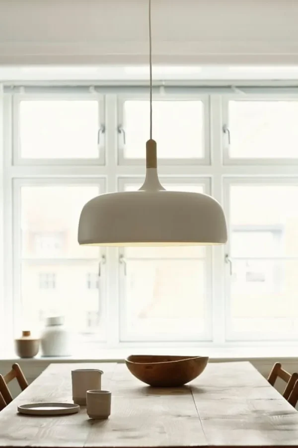Normann Copenhagen Deckenleuchten-Northern Acorn Pendelleuchte, Mattweiß