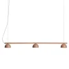 Tom Dixon Deckenleuchten-Northern Blush Rail 3 Pendelleuchte, warmes Beige