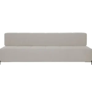 Northern Sofas Und Liegen-Daybe Schlafsofa, schwarzes Metall - Hellgrau Brusvik 02