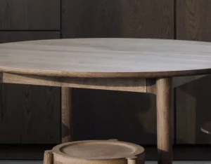 Audo Copenhagen Tische-Northern Expand Esstisch, 120 cm, ausziehbar, Eiche geräuchert