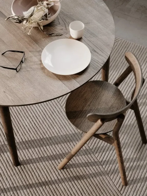 Audo Copenhagen Tische-Northern Expand Esstisch, 120 cm, ausziehbar, Eiche geräuchert