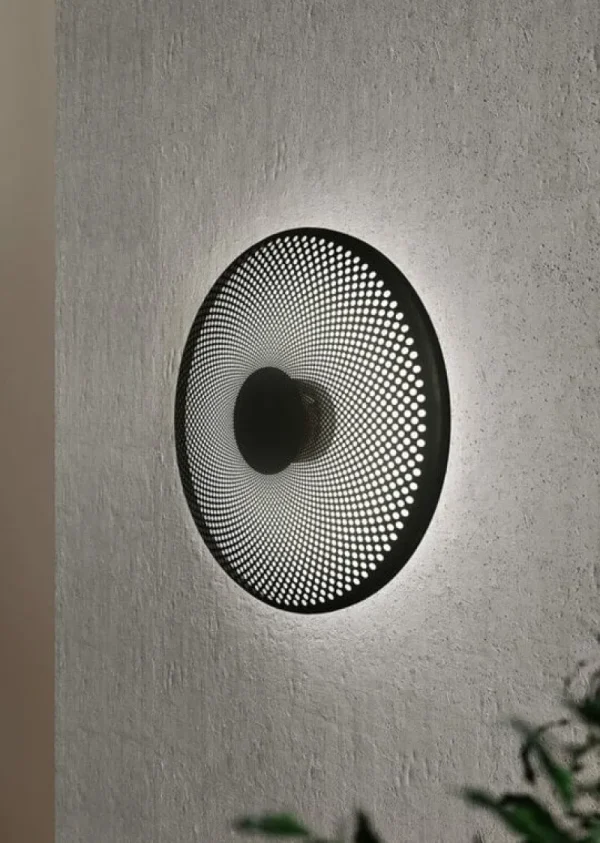 Tom Dixon Wandleuchten-Northern Glint Wandleuchte, Schwarz
