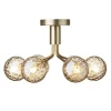 Normann Copenhagen Deckenleuchten-Nuura Apiales 6 Deckenleuchte, gebürstetes Messing - Goldfarben