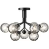 Normann Copenhagen Deckenleuchten-Nuura Apiales 9 Deckenleuchte, Satinschwarz - Rauchglas