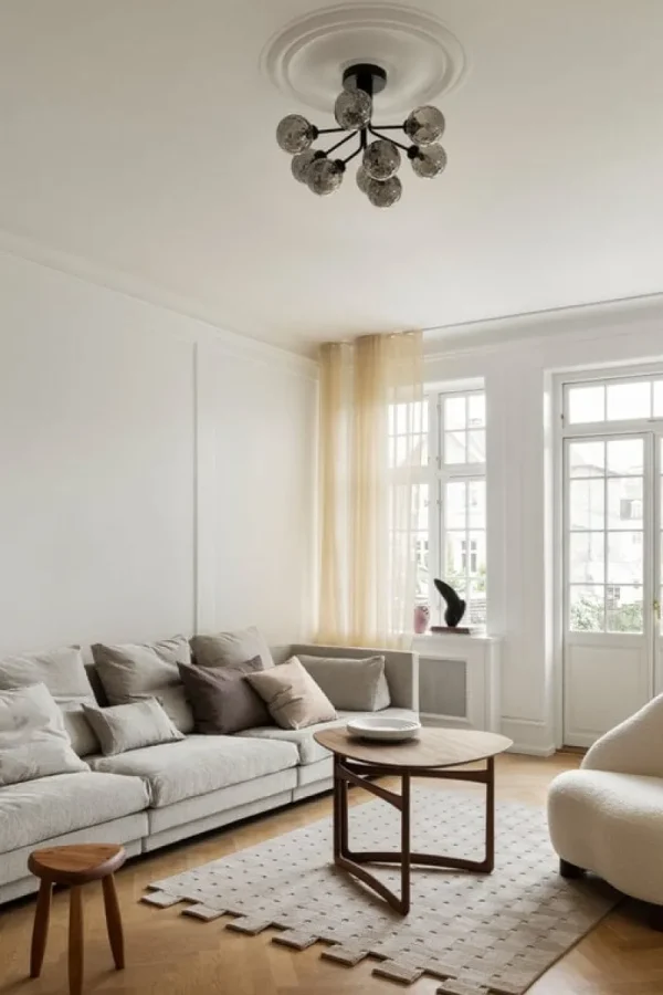 Normann Copenhagen Deckenleuchten-Nuura Apiales 9 Deckenleuchte, Satinschwarz - Rauchglas