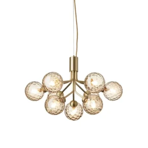 AGO Deckenleuchten-Nuura Apiales 9 Pendelleuchte, gebürstetes Messing - Goldfarben