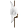 Michael Anastassiades Wandleuchten-Nuura Florii 3 Wandleuchte, dunkles Bronze - weiß
