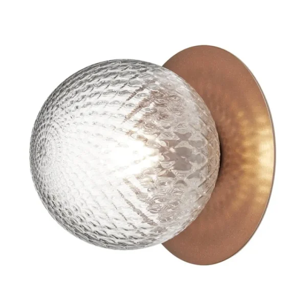 Nuura Außenbeleuchtung | Außenleuchten^Liila 1 Outdoor Wand-/Deckenleuchte, Dunkelbronze - Klar