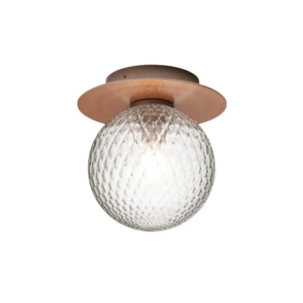 Nuura Außenbeleuchtung | Außenleuchten^Liila 1 Outdoor Wand-/Deckenleuchte, Dunkelbronze - Klar
