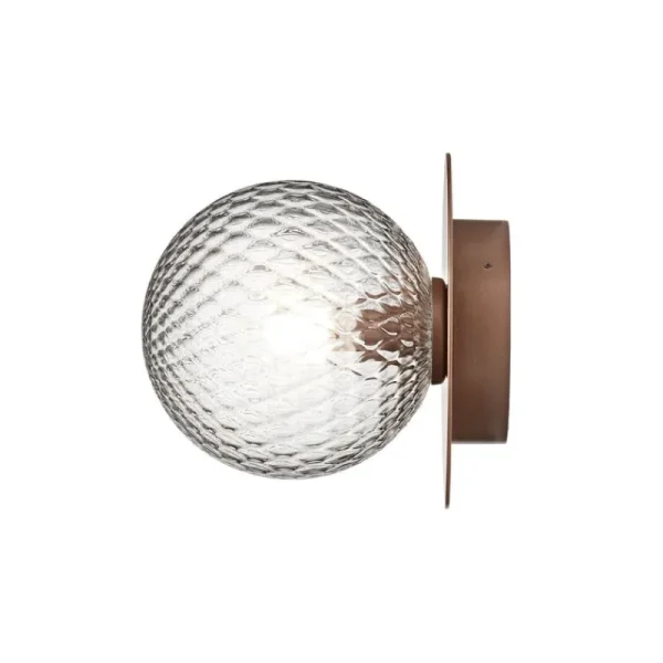 Nuura Außenbeleuchtung | Außenleuchten^Liila 1 Outdoor Wand-/Deckenleuchte, Dunkelbronze - Klar