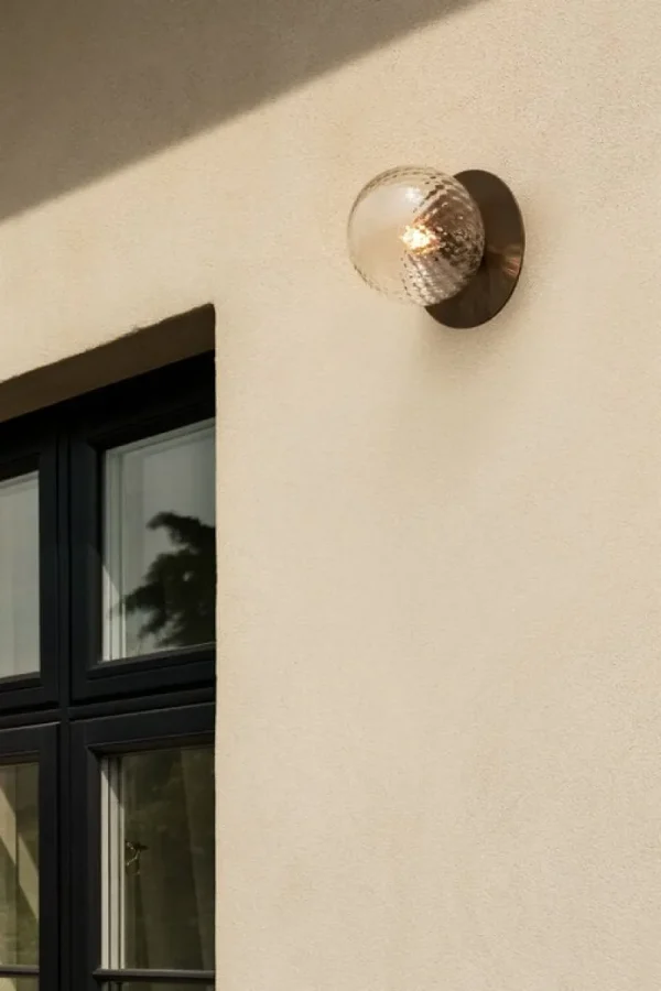 Nuura Außenbeleuchtung | Außenleuchten^Liila 1 Outdoor Wand-/Deckenleuchte, Dunkelbronze - Klar