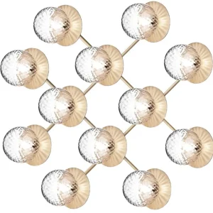 Petite Friture Wandleuchten | Deckenleuchten-Nuura Wand-/Deckenleuchte Liila 12, gold – klar