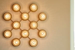 Petite Friture Wandleuchten | Deckenleuchten-Nuura Wand-/Deckenleuchte Liila 12, gold – klar