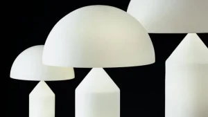 Oluce Tischlampen-Tischleuchte Atollo 236, weiß