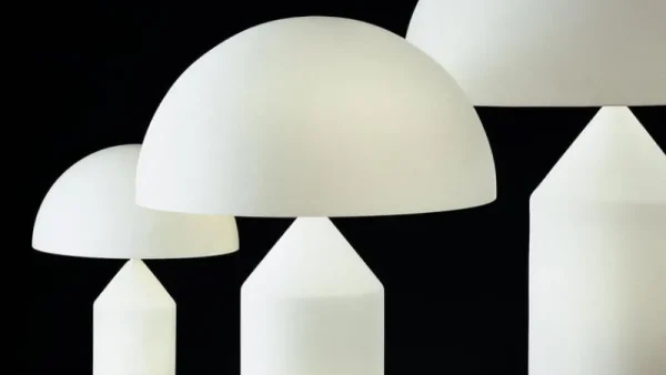 Oluce Tischlampen-Tischleuchte Atollo 235, weiß
