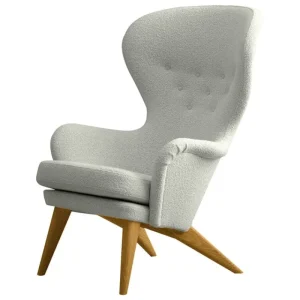 Vitra Sitzgelegenheiten-Ornäs Siesta Loungesessel, Eiche - Beige, Orsetto 012