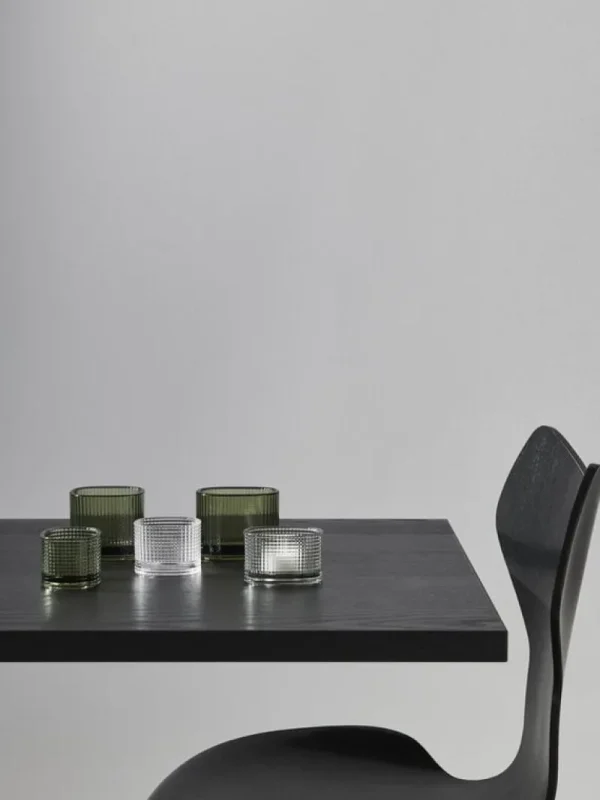 String Furniture Kerzen Und Kerzenhalter-Orrefors Magica Teelichthalter Super Circle, 70 mm, grün