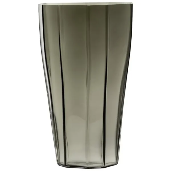 Iittala Vasen-Orrefors Reed Vase, 500 mm, klares Rauchgrün