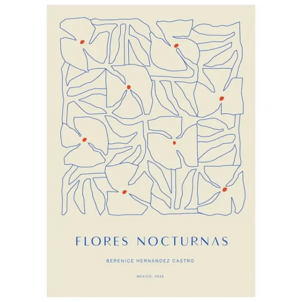 Paper Collective Poster Und Pinnwände^Flores Nocturnas 01 Poster