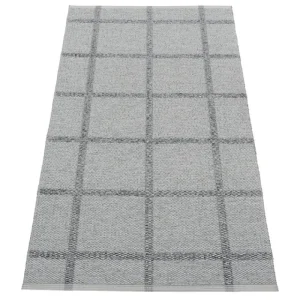 Pappelina Outdoor-textilien^Ada Teppich 70 x 150 cm, Grau – Granitgrau Metallic