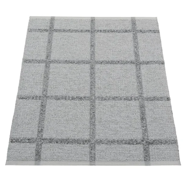Pappelina Outdoor-textilien^Ada Teppich 70 x 100 cm, Grau – Granitgrau Metallic