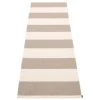 Pappelina Outdoor-textilien^Bob Teppich, 70 x 225 cm, Schlamm - Vanille