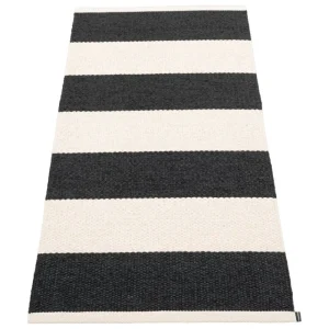 Pappelina Outdoor-textilien^Bob Teppich, 70 x 150 cm, schwarz - vanille