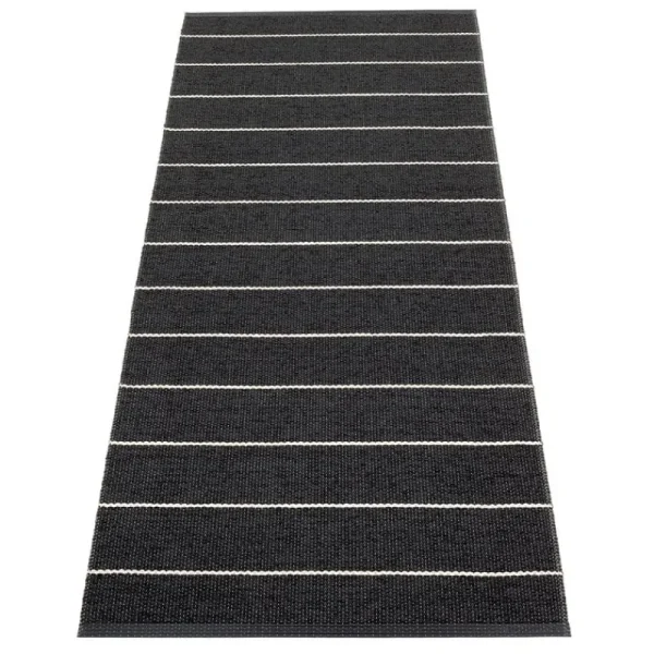 Pappelina Outdoor-textilien^Carl Teppich, 70 x 180 cm, schwarz/anthrazit
