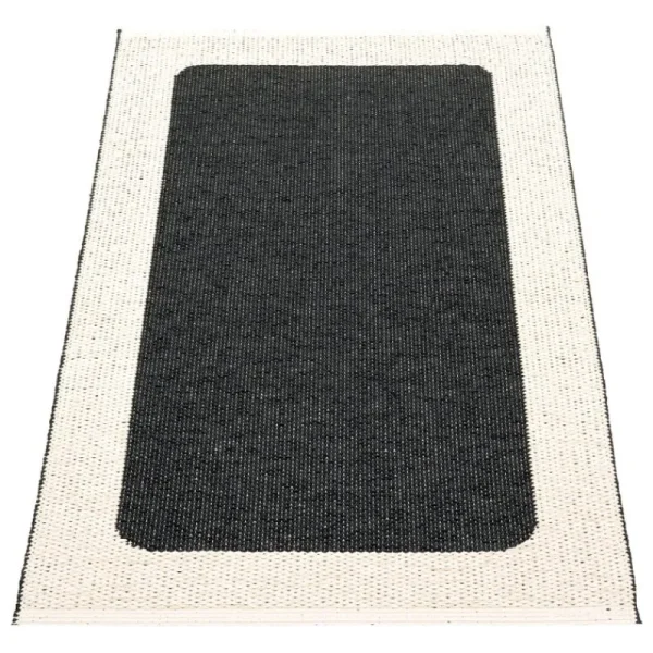 Pappelina Outdoor-textilien | Teppiche Und Läufer^Ilda Teppich, 70 x 120 cm, Schwarz – Vanille