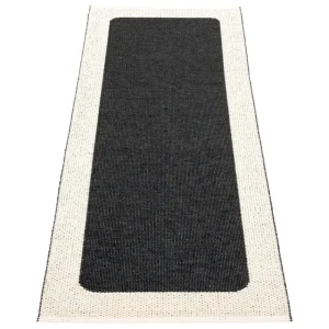 Pappelina Outdoor-textilien | Teppiche Und Läufer^Ilda Teppich, 70 x 180 cm, Schwarz – Vanille