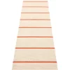 Pappelina Outdoor-textilien | Teppiche Und Läufer^Olle Teppich, 70 x 240 cm, Ziegelrot - Cremeweiß