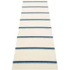 Pappelina Outdoor-textilien | Teppiche Und Läufer^Olle Teppich, 70 x 240 cm, Blau - Vanille