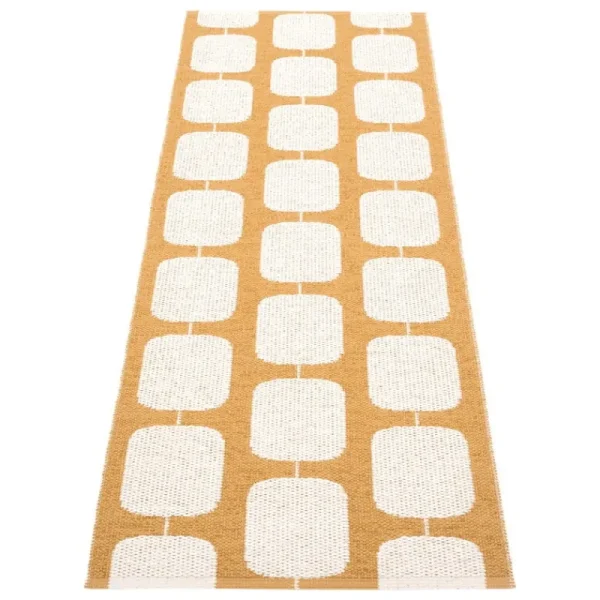 Pappelina Outdoor-textilien | Teppiche Und Läufer^Sten Teppich, 70 x 200 cm, Ockergelb – Vanille