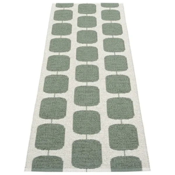 Pappelina Outdoor-textilien | Teppiche Und Läufer^Sten Teppich, 70 x 200 cm, Armeegrün – Grau