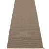 Pappelina Outdoor-textilien^Teppich Mono, 85 x 260 cm, Dark Mud