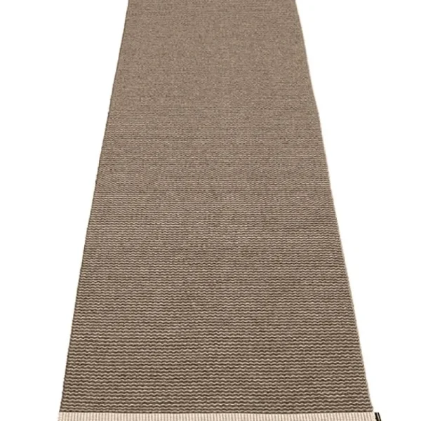 Pappelina Outdoor-textilien^Teppich Mono, 85 x 260 cm, Dark Mud