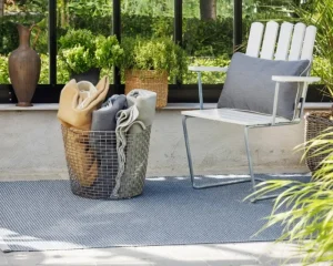 Pappelina Outdoor-textilien^Teppich Mono, 85 x 260 cm, Granit