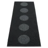 Pappelina Outdoor-textilien | Teppiche Und Läufer^Vera 2.0 Teppich, 70 x 200 cm, Schwarz - schwarz-metallic
