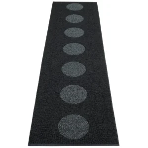 Pappelina Outdoor-textilien | Teppiche Und Läufer^Vera 2.0 Teppich, 70 x 280 cm, Schwarz - schwarz-metallic