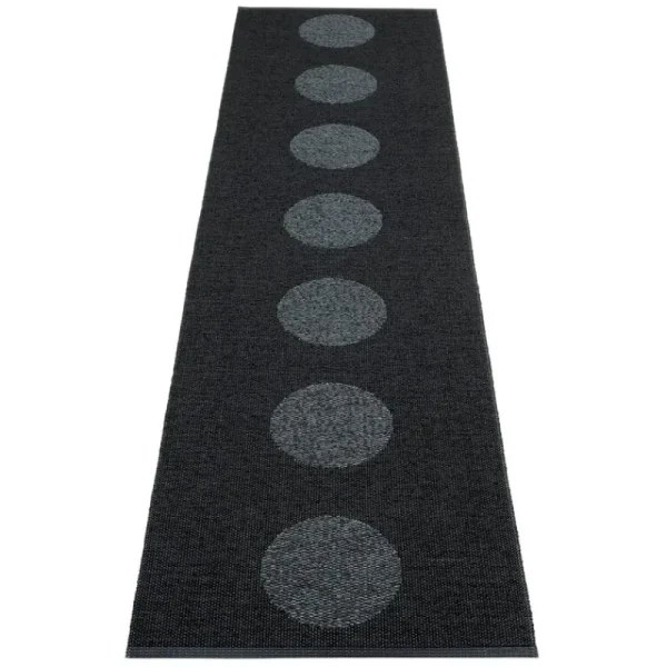 Pappelina Outdoor-textilien | Teppiche Und Läufer^Vera 2.0 Teppich, 70 x 280 cm, Schwarz - schwarz-metallic