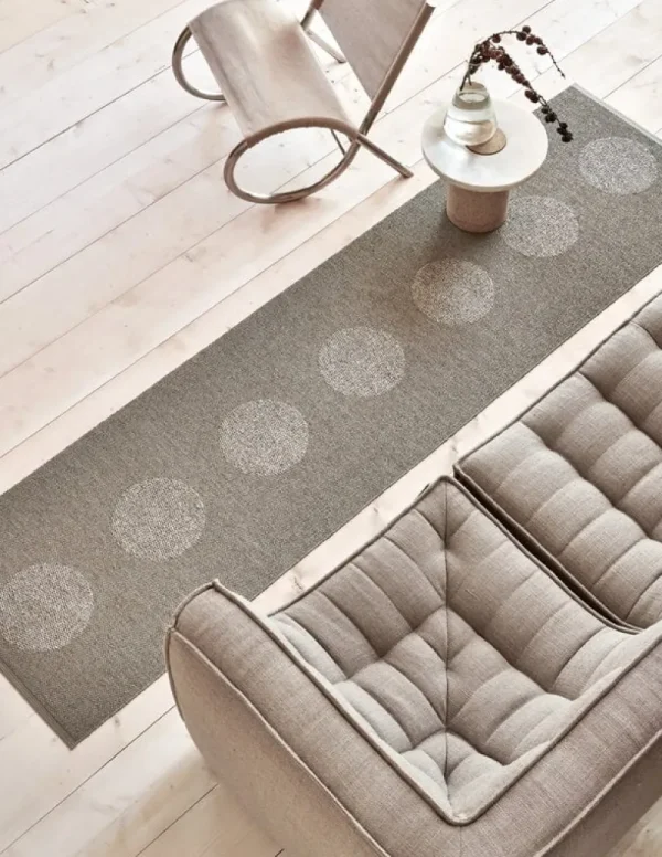 Pappelina Outdoor-textilien | Teppiche Und Läufer^Vera 2.0 Teppich, 70 x 280 cm, dunkl. Leinenbeige-Metallicleinen