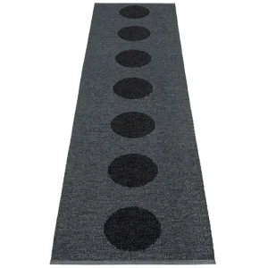 Pappelina Outdoor-textilien | Teppiche Und Läufer^Vera 2.0 Teppich, 70 x 280 cm, Schwarz - schwarz-metallic