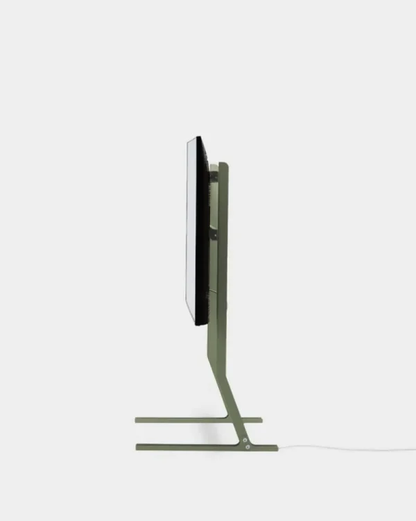 Pedestal Aufbewahrungsmöbel-Bendy Tall TV-Ständer, Moosgrün