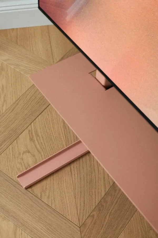 Kartell Aufbewahrungsmöbel-Pedestal Bendy Tall TV-Ständer, Dusty Rose